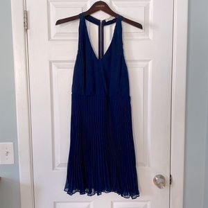 Lucy Paris Pleated Halter Style Cocktail Dress